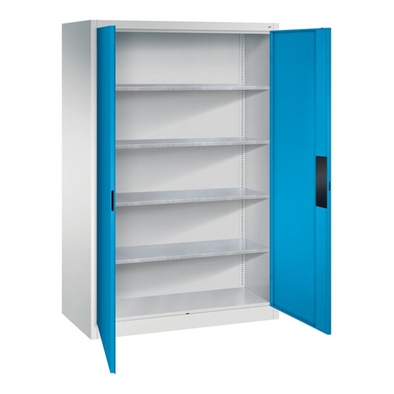 C+P Schwerlastschrank Acurado, 1950x1200x600mm, 7035/5012