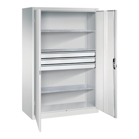 C+P Werkzeugschrank mit Schubladen Acurado, 1950x1200x600mm, 7035/7035