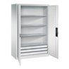 C+P Schwerlastschrank mit Schubladen Acurado, 1950x1200x600mm, 7035/7035