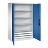 C+P Schwerlastschrank mit Schubladen Acurado, 1950x1200x600mm, 7035/5010