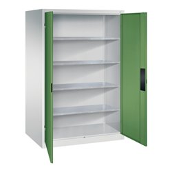 C+P Schwerlastschrank Acurado, 1950x1200x800mm, 7035/6011