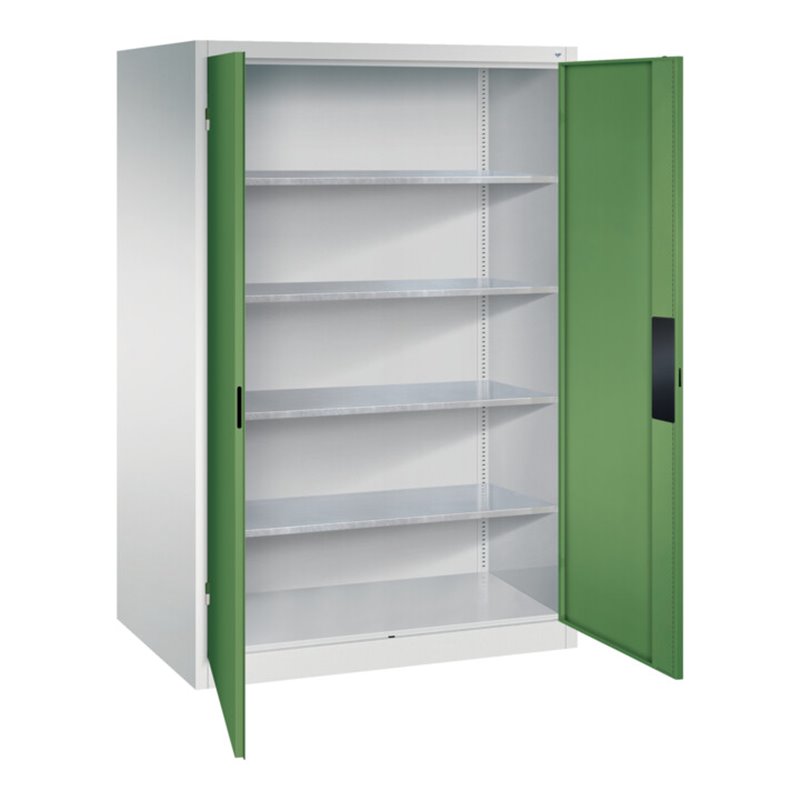 C+P Schwerlastschrank Acurado, 1950x1200x800mm, 7035/6011