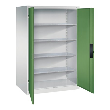C+P Schwerlastschrank Acurado, 1950x1200x800mm, 7035/6011
