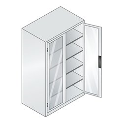 C+P Werkzeugschrank Acurado, 1950x1200x800mm, 7035/6011