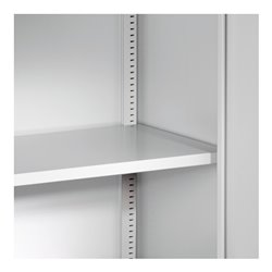 C+P Büroschrank Acurado, 1950x930x400mm, 7035/6011