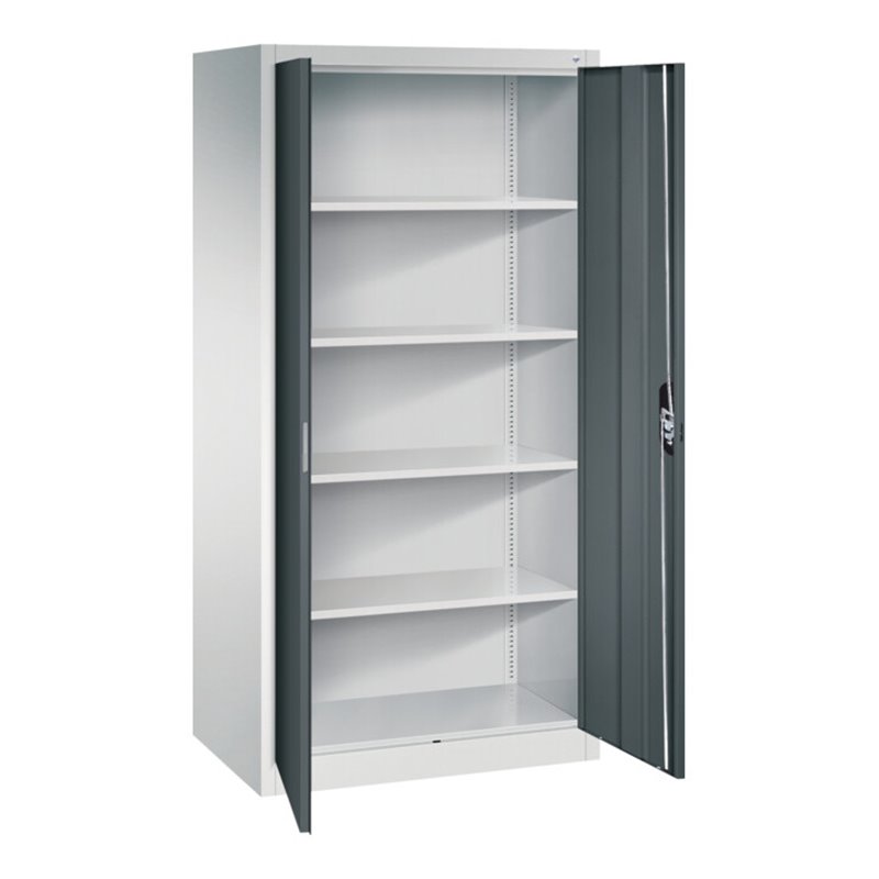 C+P Büroschrank Acurado, 1950x930x600mm, 7035/7016
