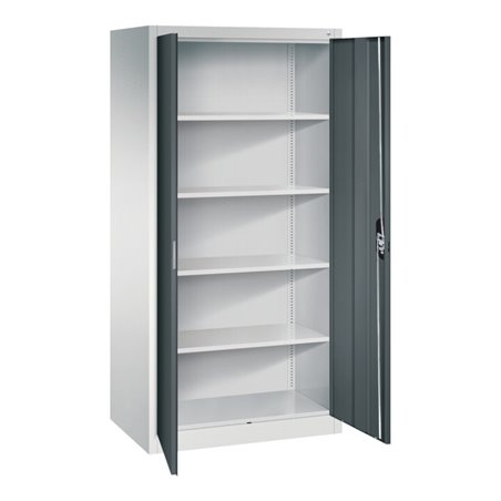 C+P Büroschrank Acurado, 1950x930x600mm, 7035/7016