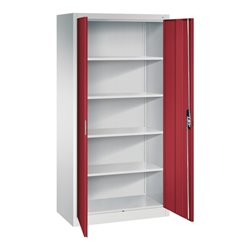 C+P Büroschrank Acurado, 1950x930x500mm, 7035/3003