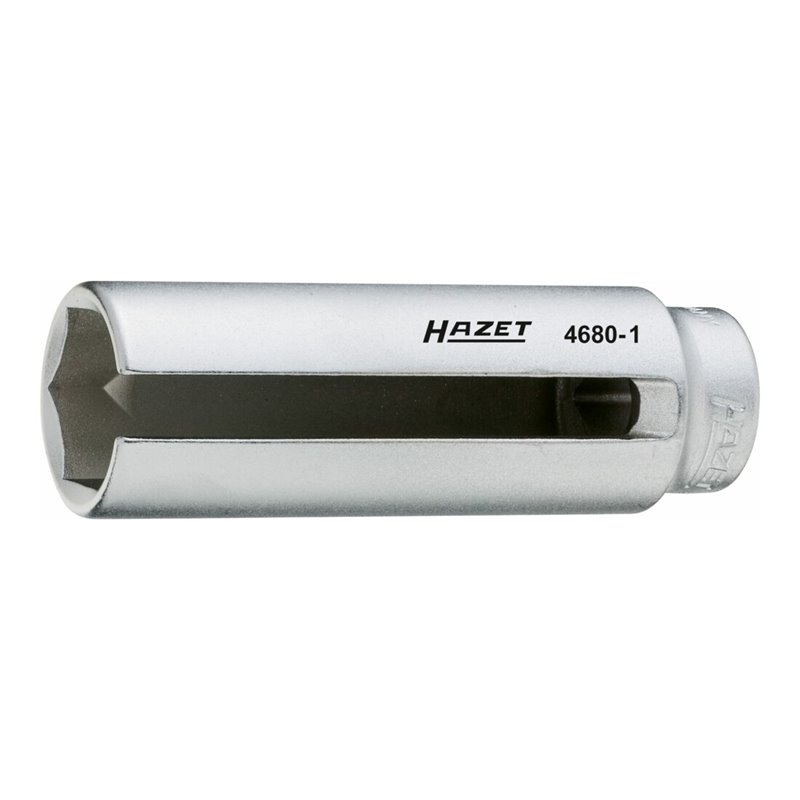 Hazet Lambda-Sonden-Einsatz 4680-1 Vierkant hohl 12,5 mm (1/2 Zoll) Außen-Sechskant Profil 22
