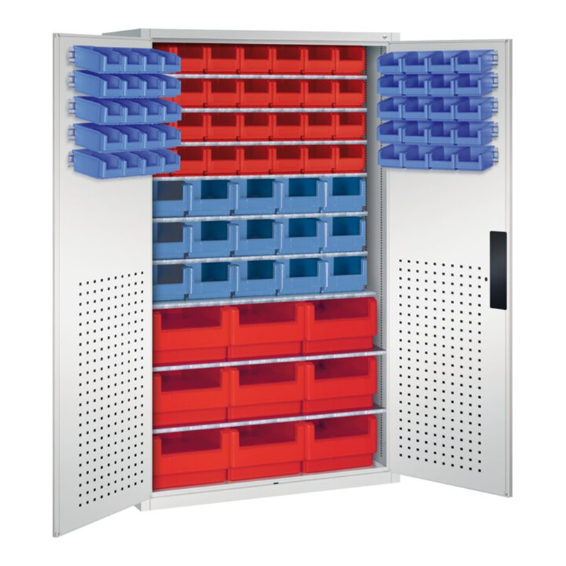 C+P Magazinschrank Serie 13, 1950x1100x535mm, 7035/7035