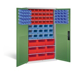 C+P Magazinschrank Serie 13, 1950x1100x535mm, 7035/6011