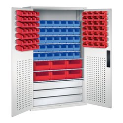 C+P Magazinschrank Serie 13, 1950x1100x535mm, 7035/7035