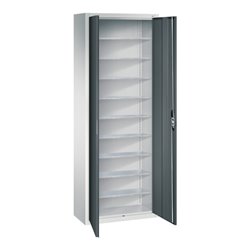 C+P Magazinschrank Serie 13, 1980x700x300mm, 7035/7016