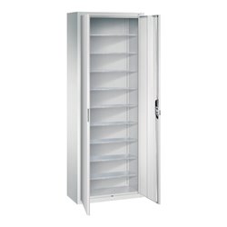 C+P Magazinschrank Serie 13, 1980x700x300mm, 7035/7035