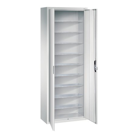 C+P Magazinschrank Serie 13, 1980x700x300mm, 7035/7035