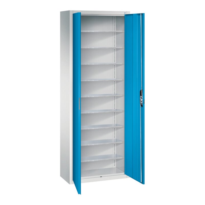 C+P Magazinschrank Serie 13, 1980x700x300mm, 7035/5012