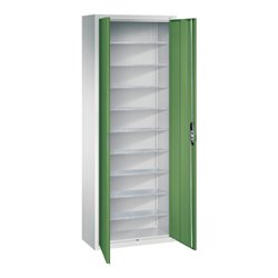 C+P Magazinschrank Serie 13, 1980x700x300mm, 7035/6011