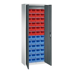 C+P Magazinschrank Serie 13, 1980x700x300mm, 7035/7016