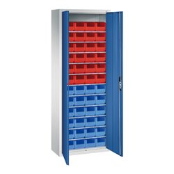 C+P Magazinschrank Serie 13, 1980x700x300mm, 7035/5010