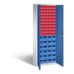 C+P Magazinschrank Serie 13, 1980x700x300mm, 7035/5010