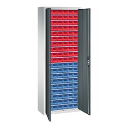 C+P Magazinschrank Serie 13, 1980x700x300mm, 7035/7016