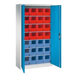 C+P Magazinschrank Serie 13, 1980x1000x420mm, 7035/5012