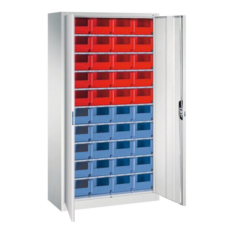 C+P Magazinschrank Serie 13, 1980x1000x420mm, 7035/7035