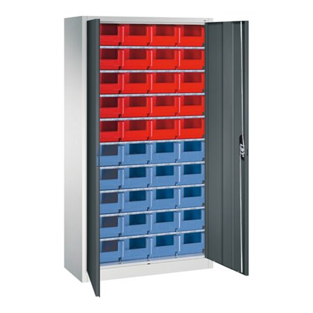 C+P Magazinschrank Serie 13, 1980x1000x420mm, 7035/7016