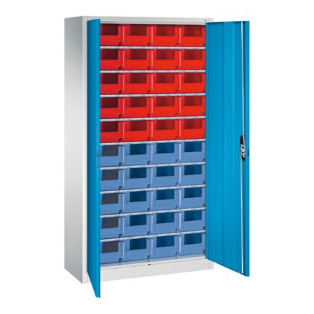 C+P Magazinschrank Serie 13, 1980x1000x420mm, 7035/5012