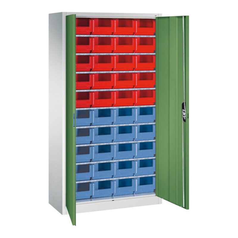 C+P Magazinschrank Serie 13, 1980x1000x420mm, 7035/6011