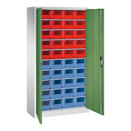 C+P Magazinschrank Serie 13, 1980x1000x420mm, 7035/6011