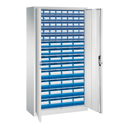 C+P Magazinschrank Serie 13, 1980x1000x420mm, 7035/7035