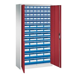 C+P Magazinschrank Serie 13, 1980x1000x420mm, 7035/3003