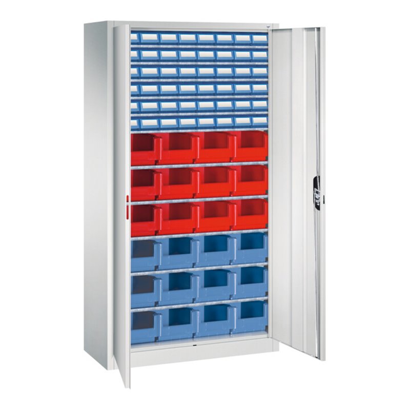 C+P Magazinschrank Serie 13, 1980x1000x420mm, 7035/7035