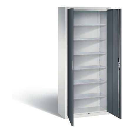 C+P Magazinschrank Serie 13, 1690x700x300mm, 7035/7016