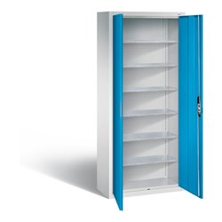 C+P Magazinschrank Serie 13, 1690x700x300mm, 7035/5012