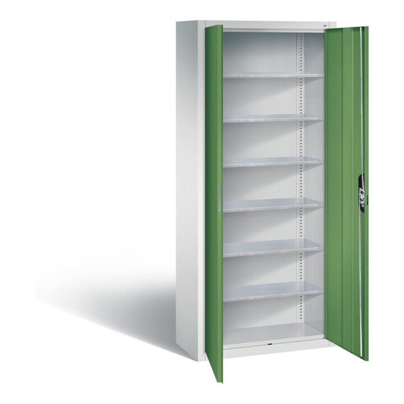 C+P Magazinschrank Serie 13, 1690x700x300mm, 7035/6011