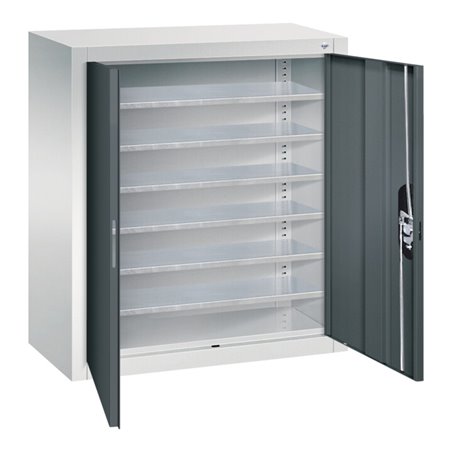 C+P Magazinschrank Serie 13, 830x700x300mm, 7035/7016