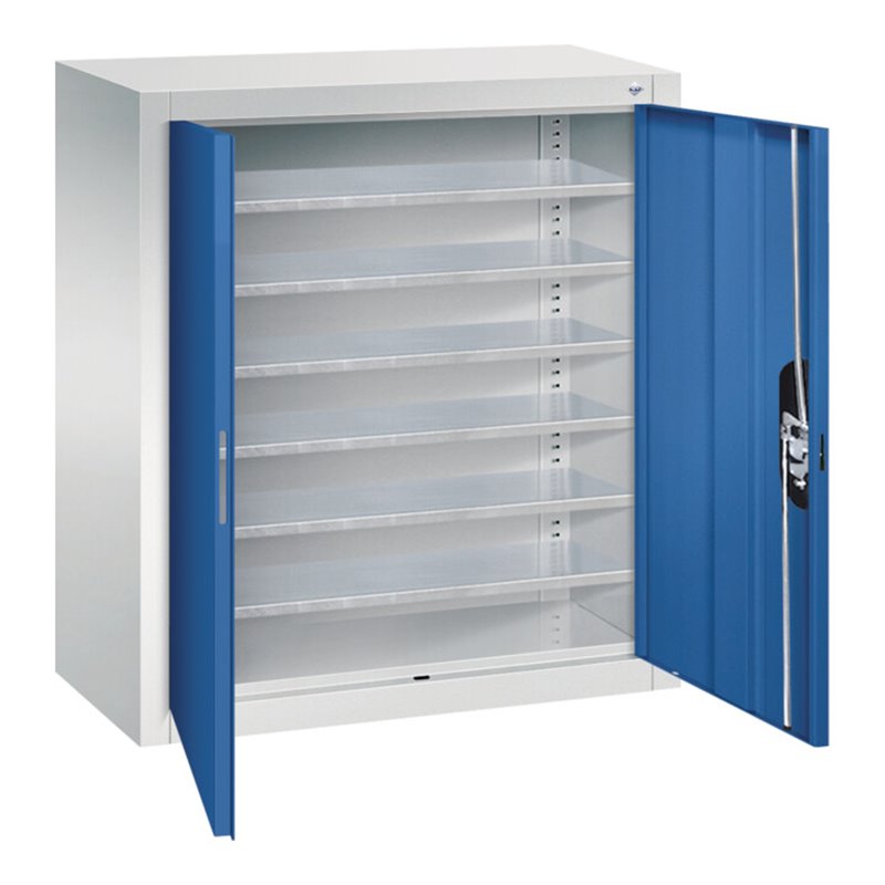 C+P Magazinschrank Serie 13, 830x700x300mm, 7035/5010