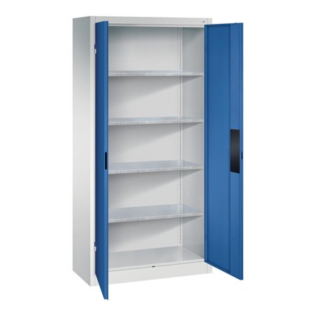 C+P Schwerlastschrank Acurado, 1950x930x400mm, 7035/5010