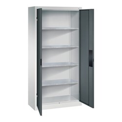 C+P Schwerlastschrank Acurado, 1950x930x400mm, 7035/7016