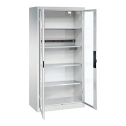 C+P Akkuladeschrank Acurado, 1950x930x500mm, 7035/7035