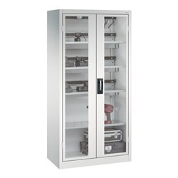 C+P Akkuladeschrank mit Lüftung Acurado, 1950x930x500mm, 7035/7035