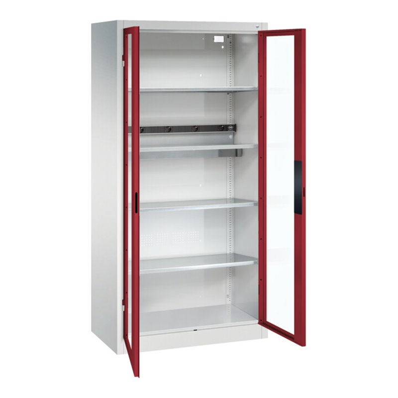 C+P Akkuladeschrank Acurado, 1950x930x500mm, 7035/3003