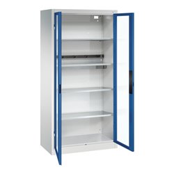 C+P Akkuladeschrank Acurado, 1950x930x500mm, 7035/5010