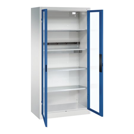 C+P Akkuladeschrank Acurado, 1950x930x500mm, 7035/5010