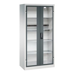 C+P Akkuladeschrank Acurado, 1950x930x500mm, 7035/7016