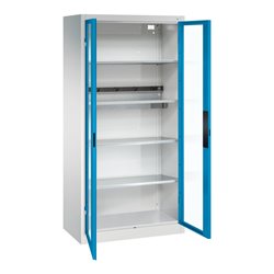 C+P Akkuladeschrank Acurado, 1950x930x500mm, 7035/5012