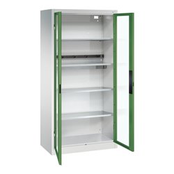 C+P Akkuladeschrank Acurado, 1950x930x500mm, 7035/6011