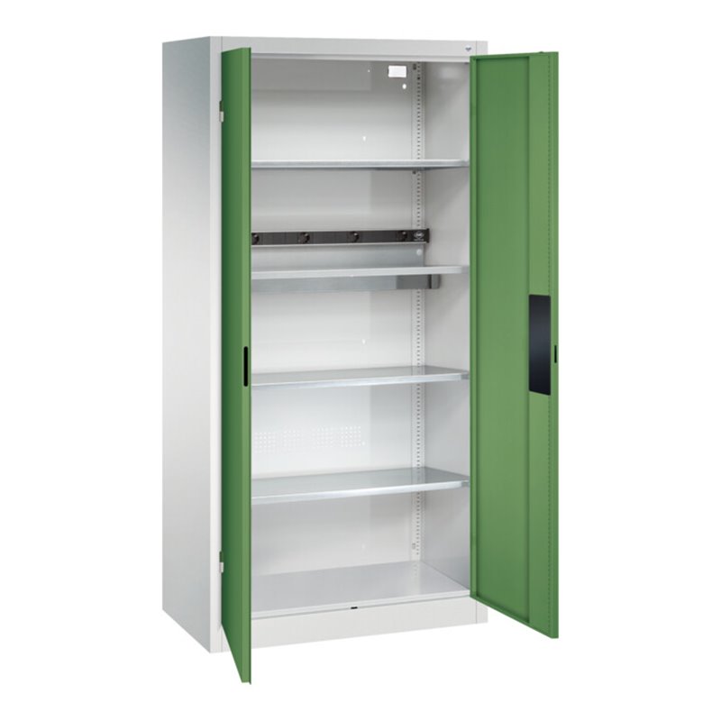 C+P Akkuladeschrank Acurado, 1950x930x500mm, 7035/6011